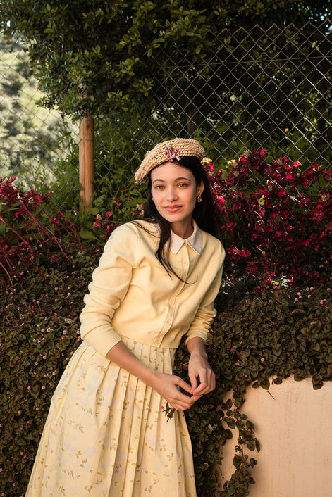 Fine Knit Button Down Sweater