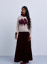 Oversized Bow Knit Sweater