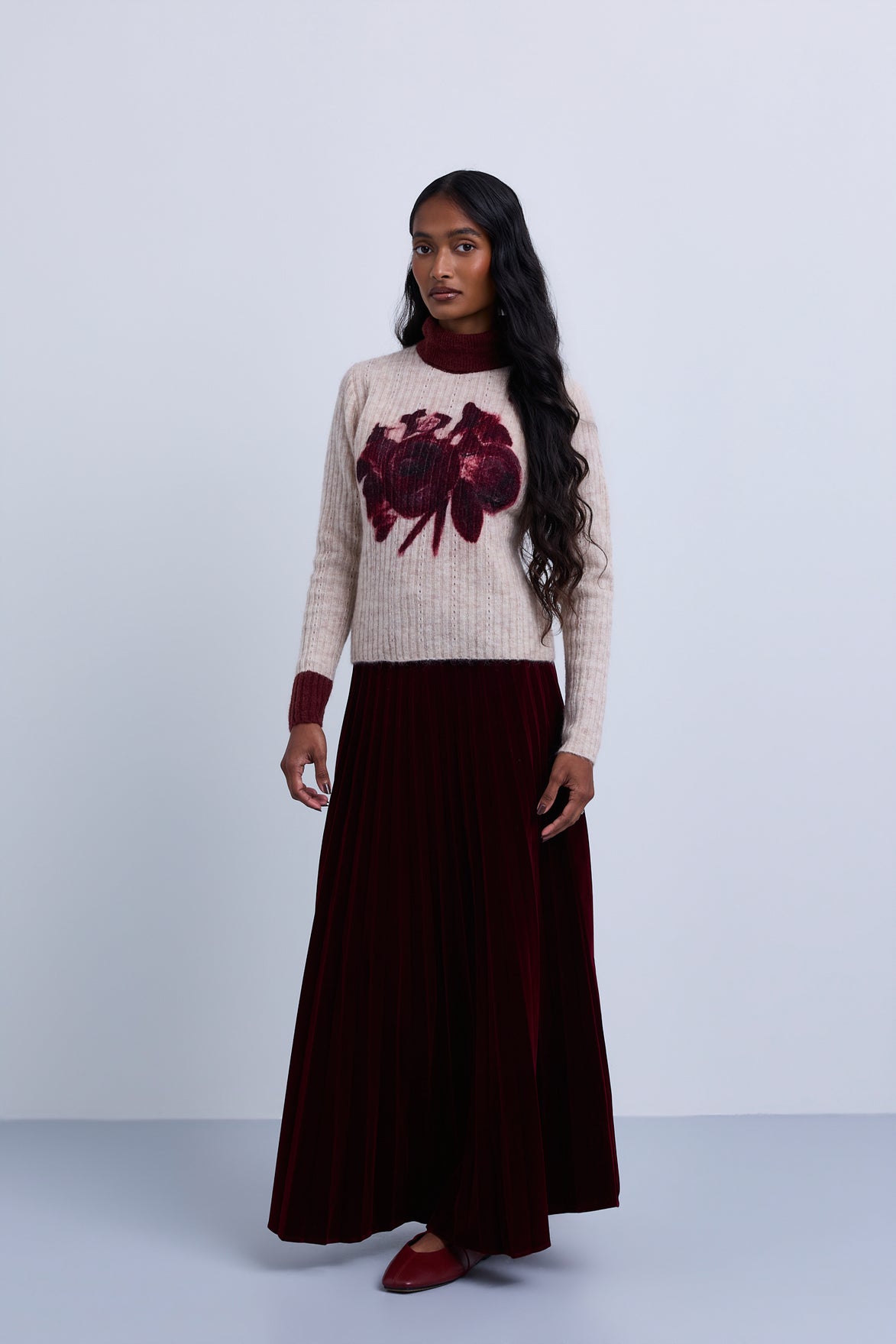 Oversized Bow Knit Sweater