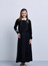 Collared Sleeveless Knit Midi Dress