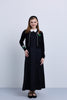 Collared Sleeveless Knit Midi Dress